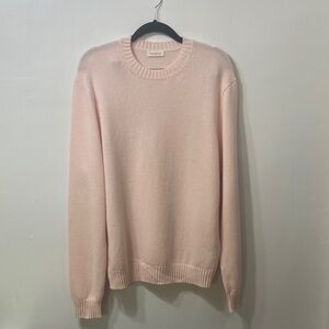 Suitsupply Women’s Soft Blush Pink/Peach,Long Sleeve Crewneck Sweater. Bust-44